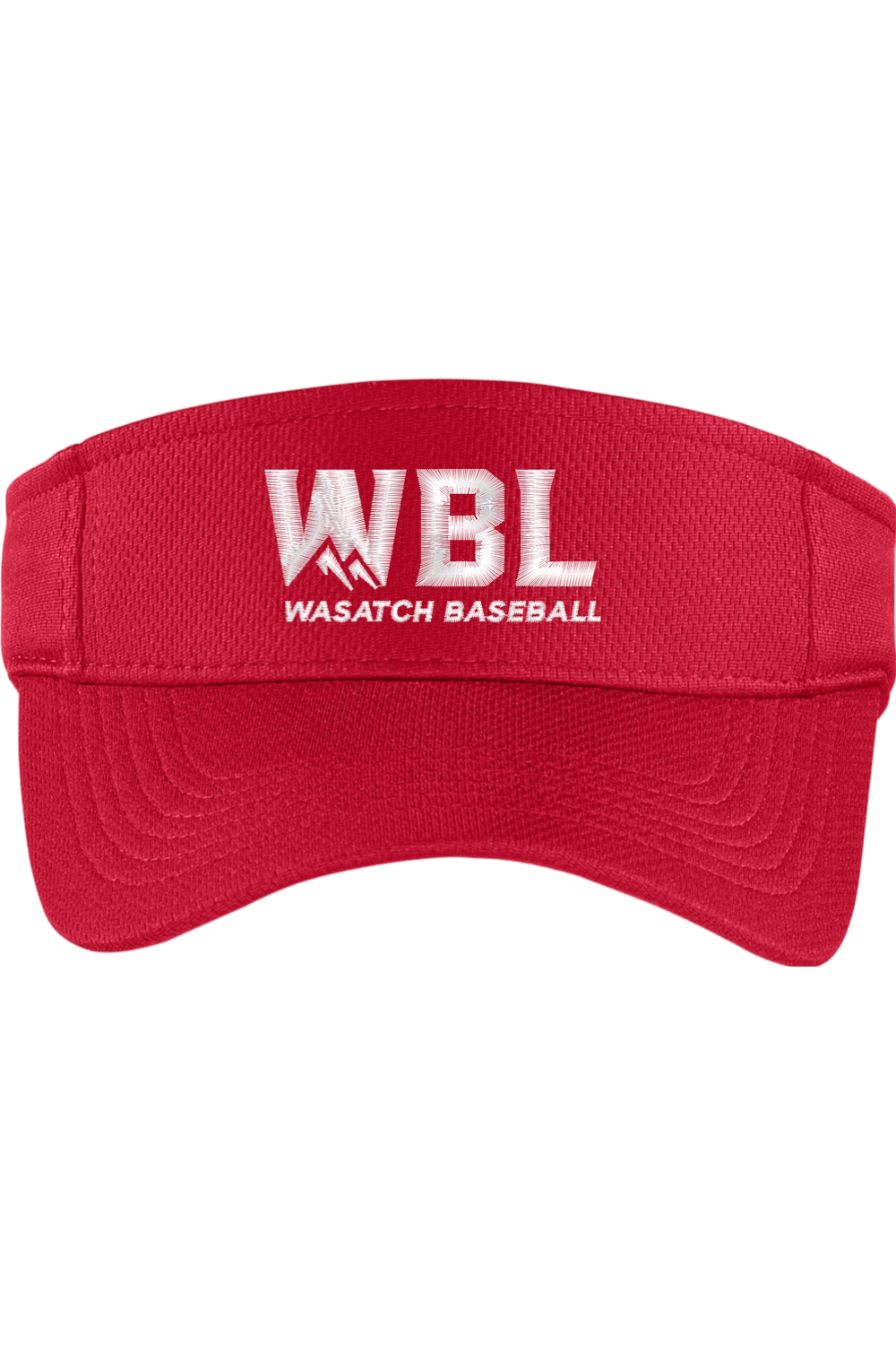 Wasatch Baseball Embroidered Visor Signature Lacrosse