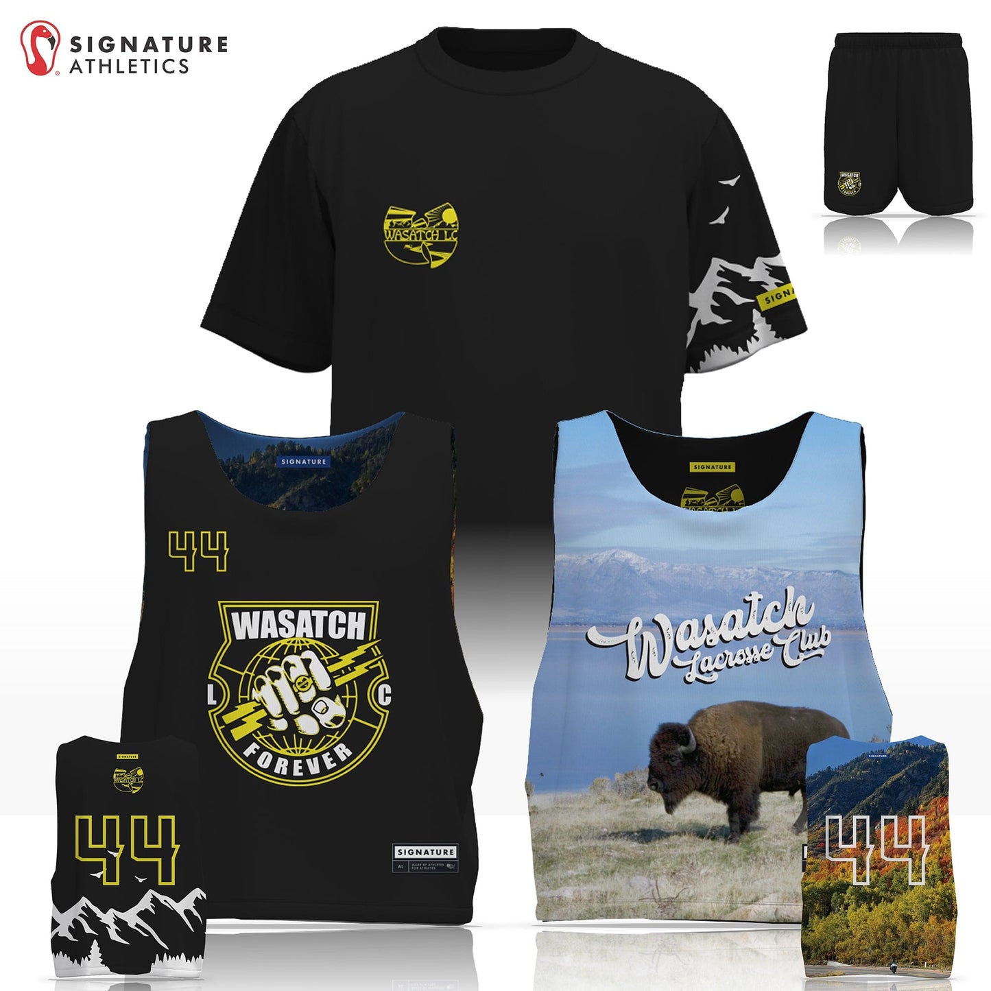 Wasatch Lacrosse Men's 3 Piece Player Game Package: 2025-3031 #0-99 Signature Lacrosse