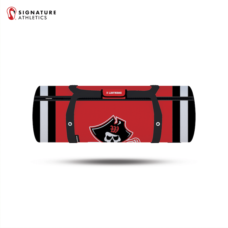 Wellesley Boys Lacrosse Customizable Large Equipement Duffel Bag Signature Lacrosse