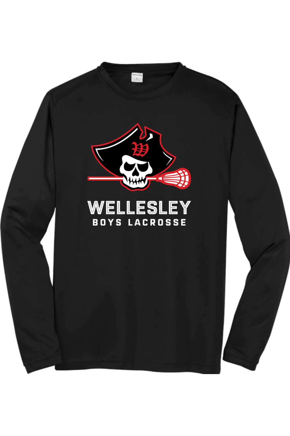 Wellesley Youth Lacrosse Sport-Tek Long Sleeve PosiCharge Competitor Tee Signature Lacrosse