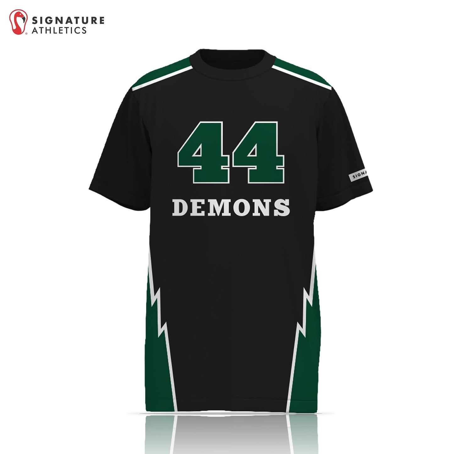 Westlake Lacrosse Men's Jagged Black Short Sleeve Tech Tee: N/A Signature Lacrosse