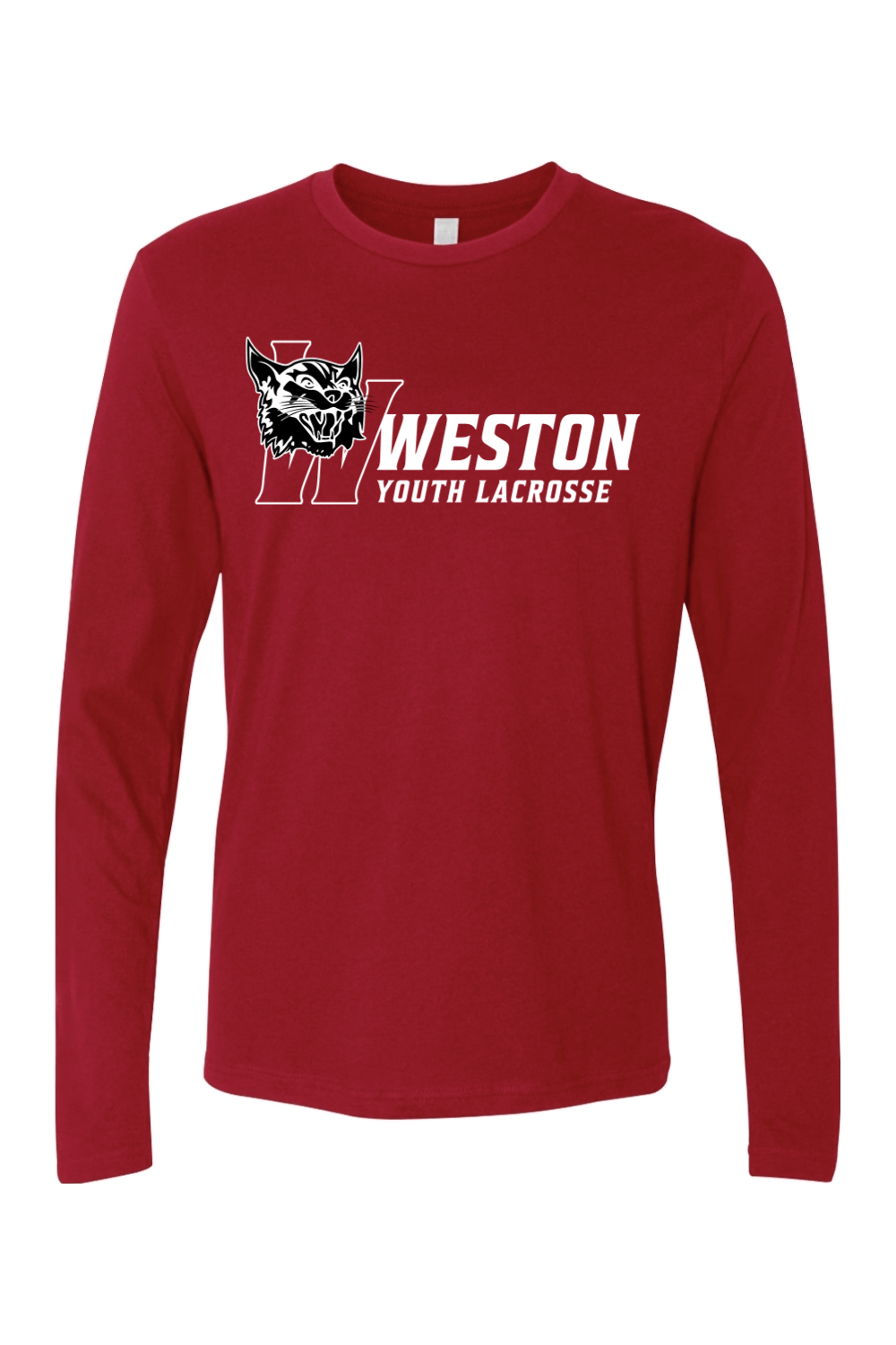 Weston Youth Lacrosse Adult Long Sleeve T-Shirt Signature Lacrosse