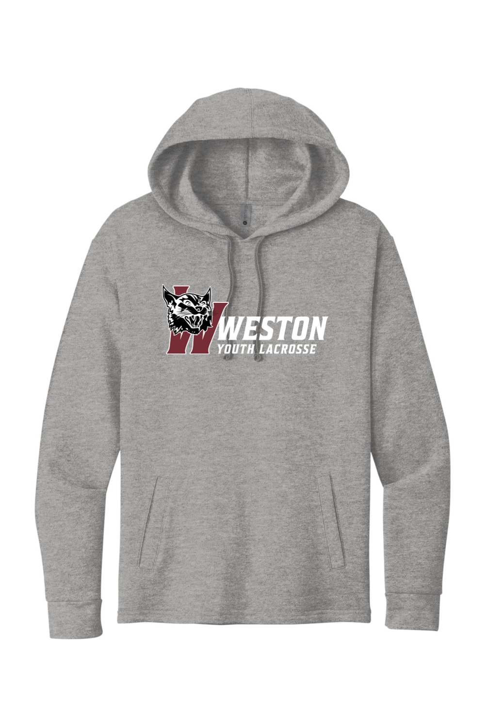 Weston Youth Lacrosse Next Level Malibu Welt Pocket Hoodie Signature Lacrosse