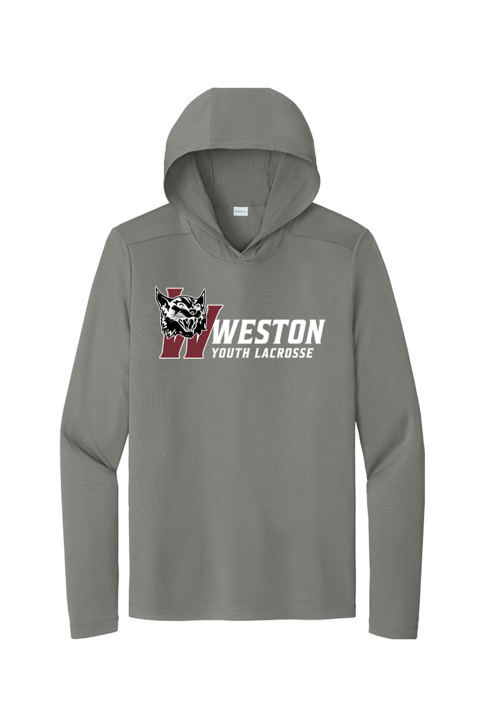 Weston Youth Lacrosse Sport-Tek Posi-UV Pro Long Sleeve Hoodie Signature Lacrosse