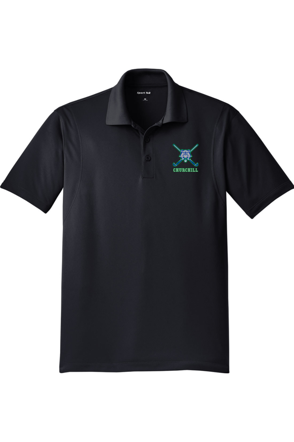 Winston Churchill Adult Embroidered Athletic Polo Signature Lacrosse