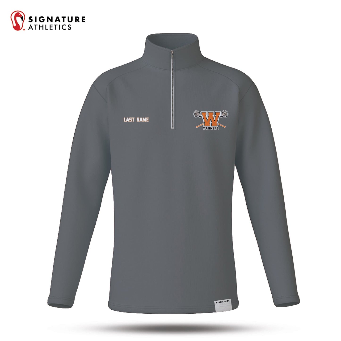 Woburn Youth Lacrosse Player Quarter-Zip: Woburn Signature Lacrosse