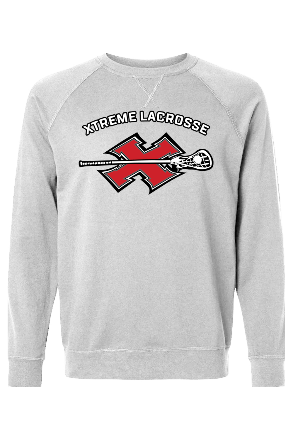 Xtreme Lacrosse Adult Heavyweight Raglan Long Sleeve Signature Lacrosse