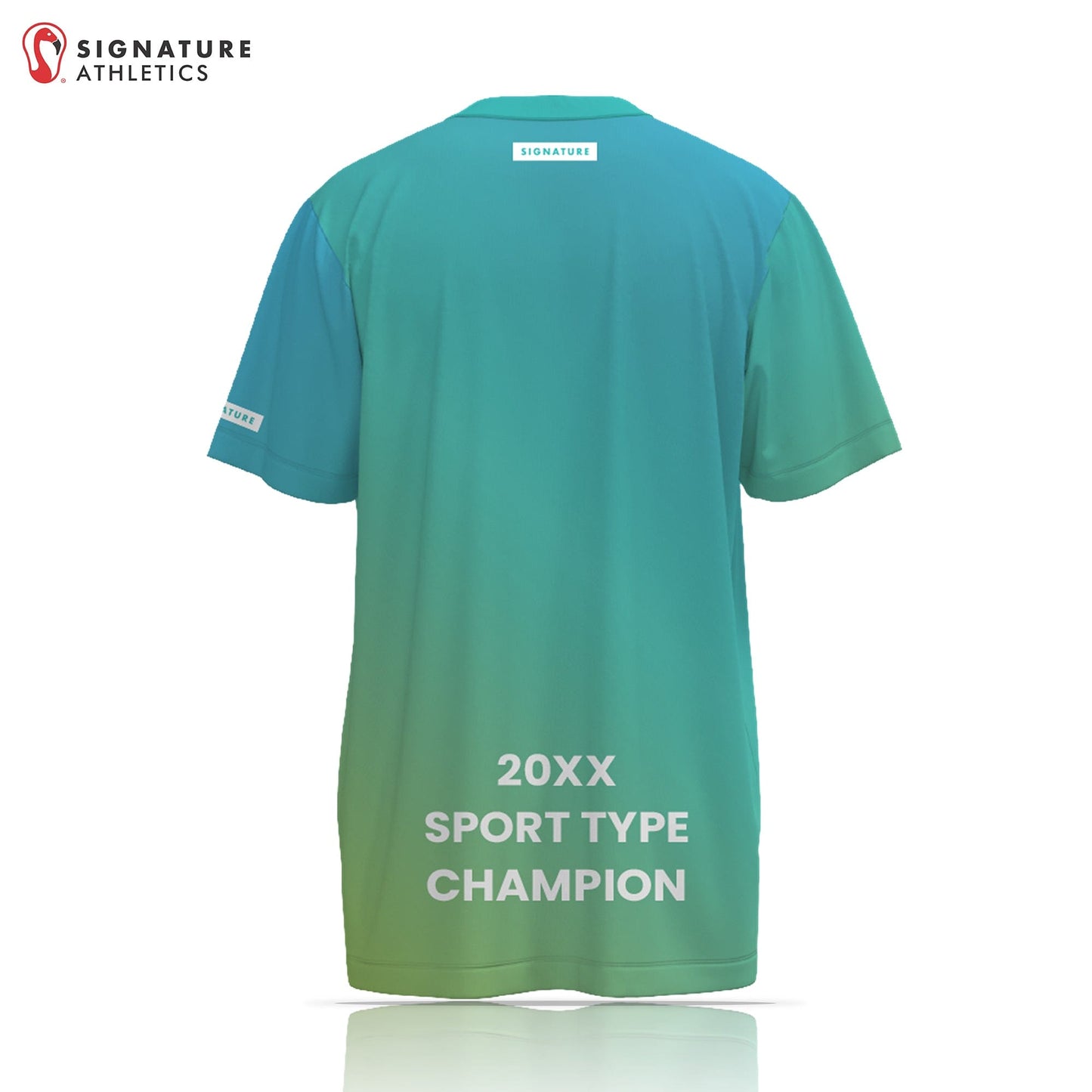 ZogSports Green Tie-Dye Championship Shirt Signature Lacrosse