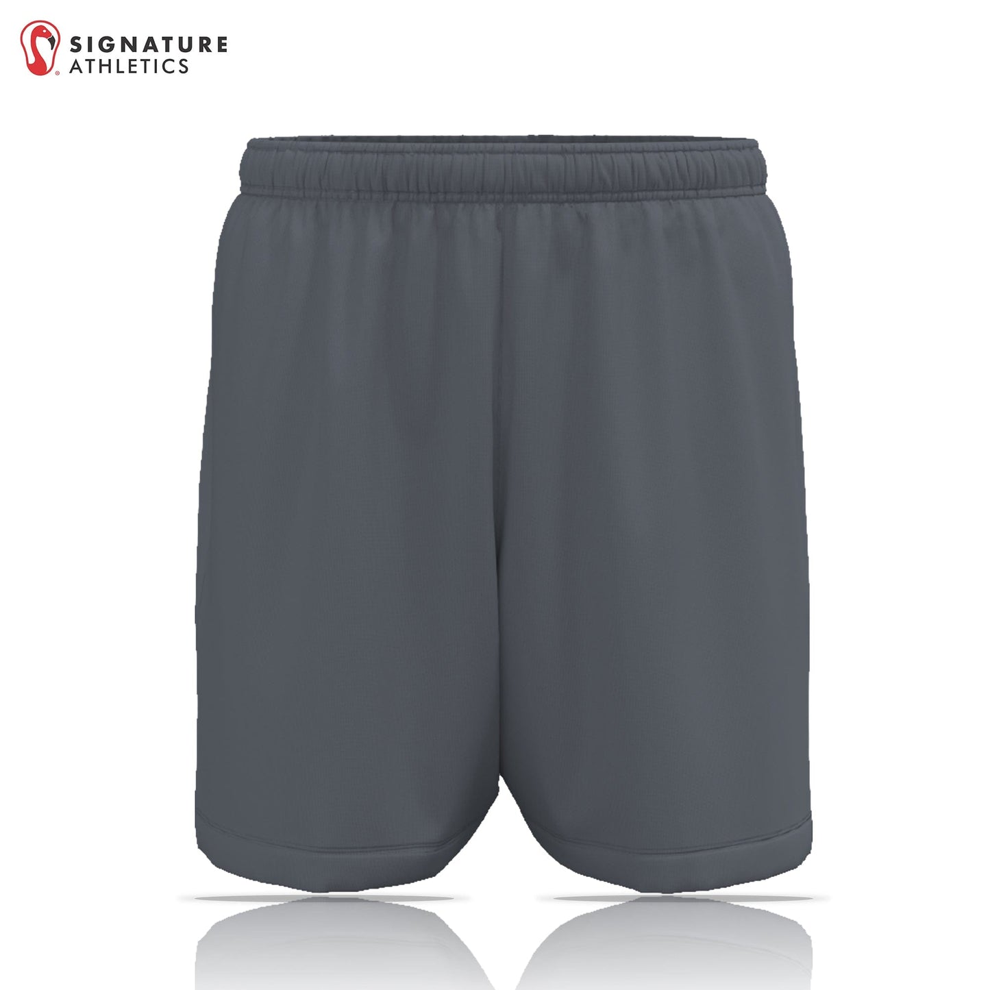 ZogSports Men's Grey Player Game Shorts: ZogSports Signature Lacrosse