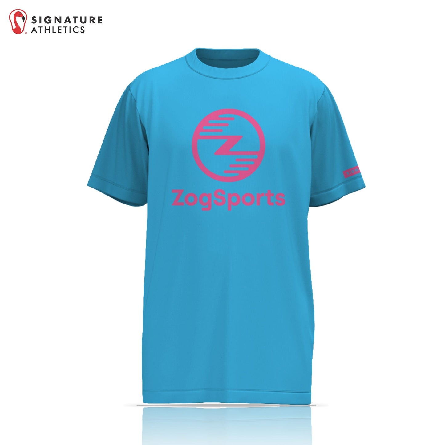 ZogSports Men's Light Blue Player Short Sleeve Soccer Game Jersey: ZogSports Signature Lacrosse