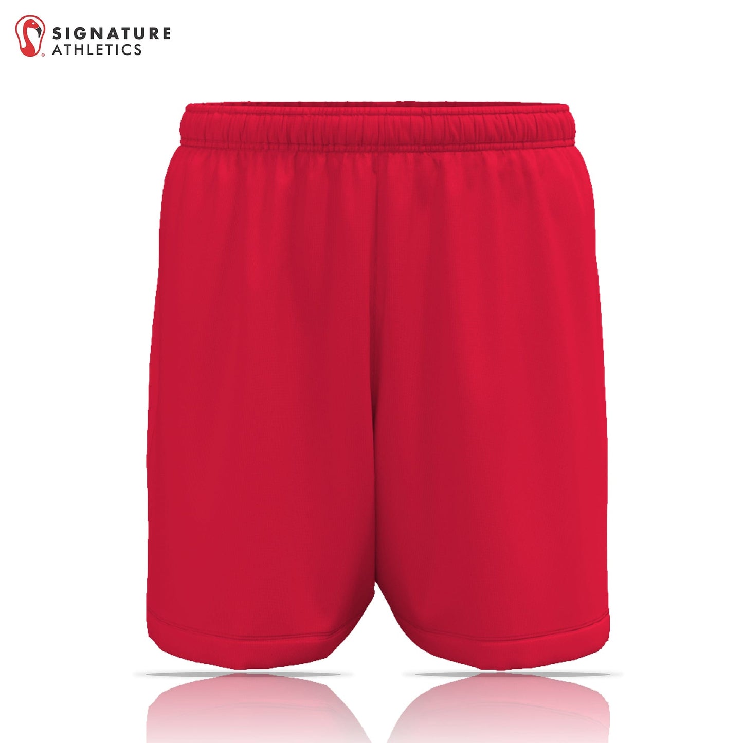ZogSports Men's Red Player Game Shorts: ZogSports Signature Lacrosse