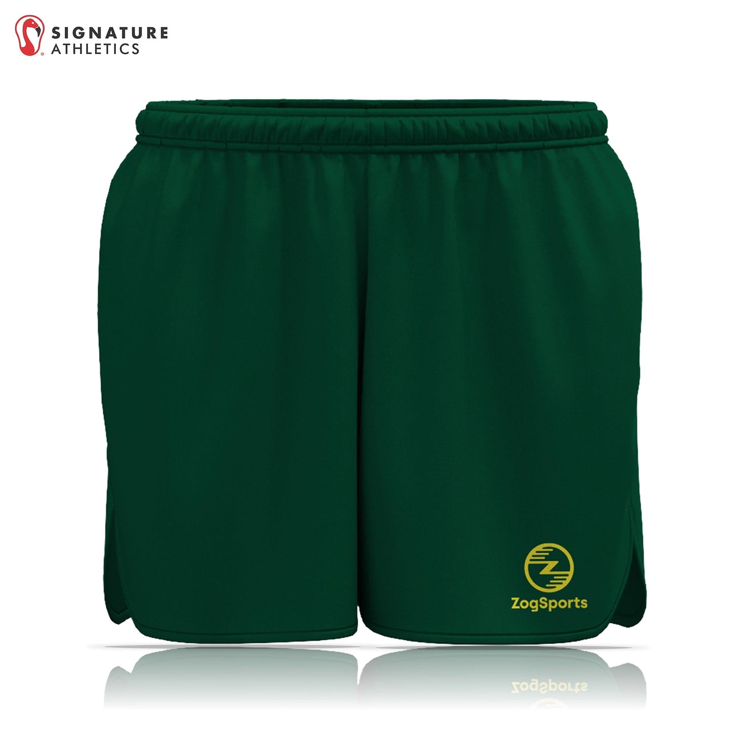 ZogSports Women's Dark Green Zog Player Game Shorts: ZogSports Signature Lacrosse
