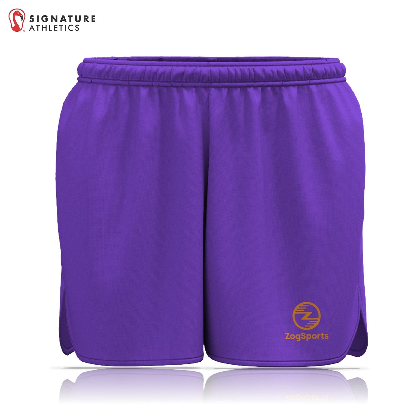 ZogSports Women's Purple Zog Player Game Shorts: ZogSports Signature Lacrosse