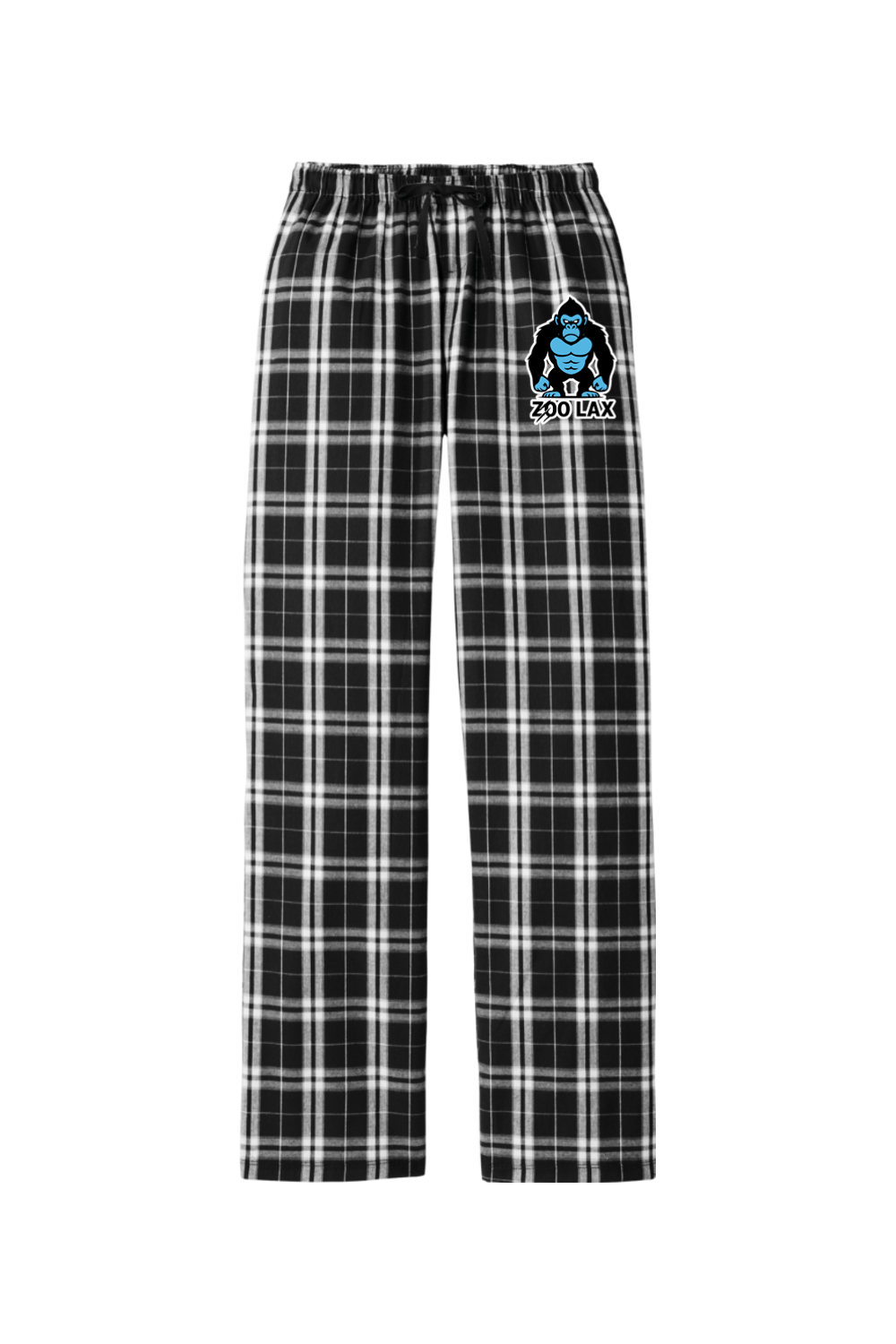 Zoo Lax Adult Women's Flannel Plaid Pants Signature Lacrosse