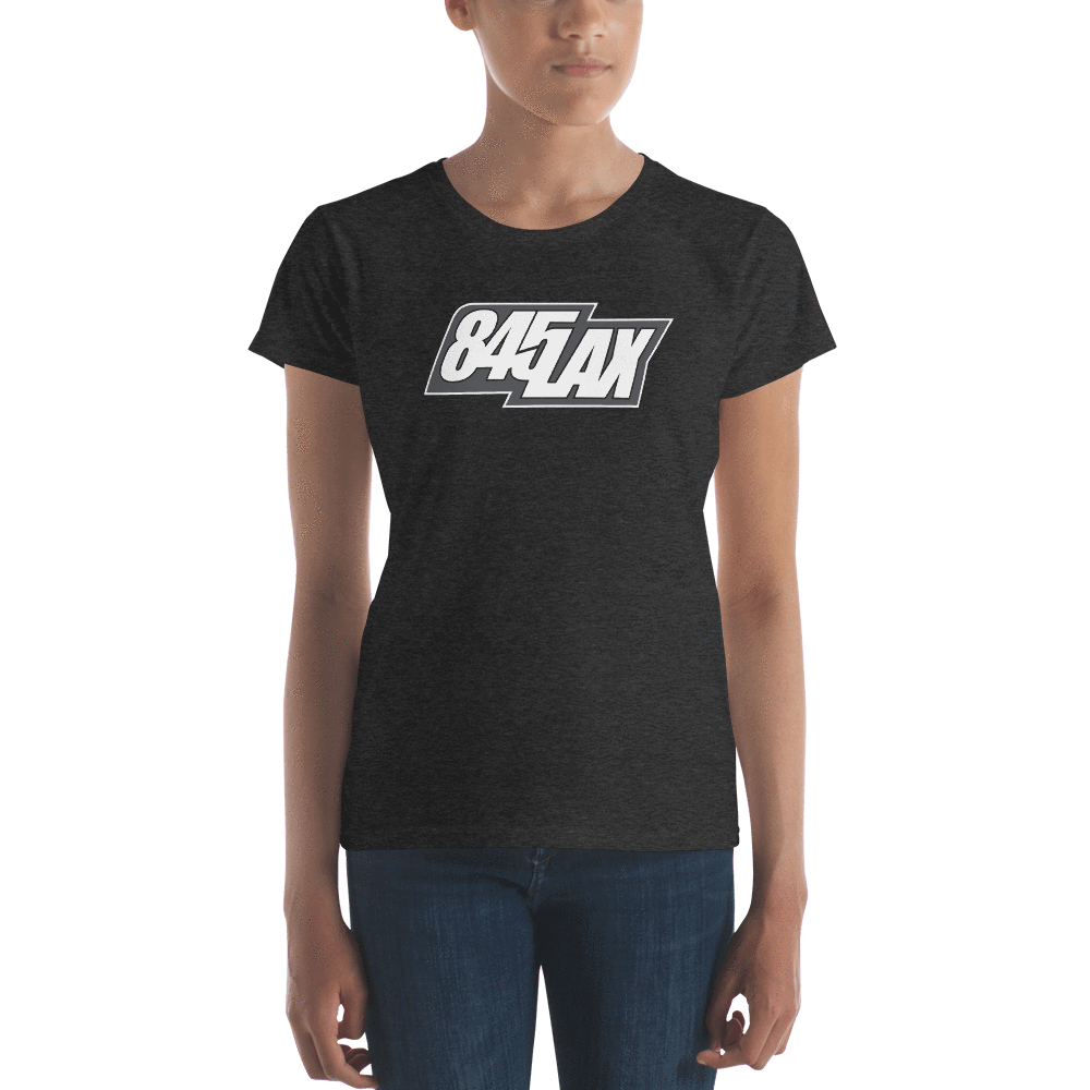 845 LAX Ladies Fitted Cotton Tee Signature Lacrosse