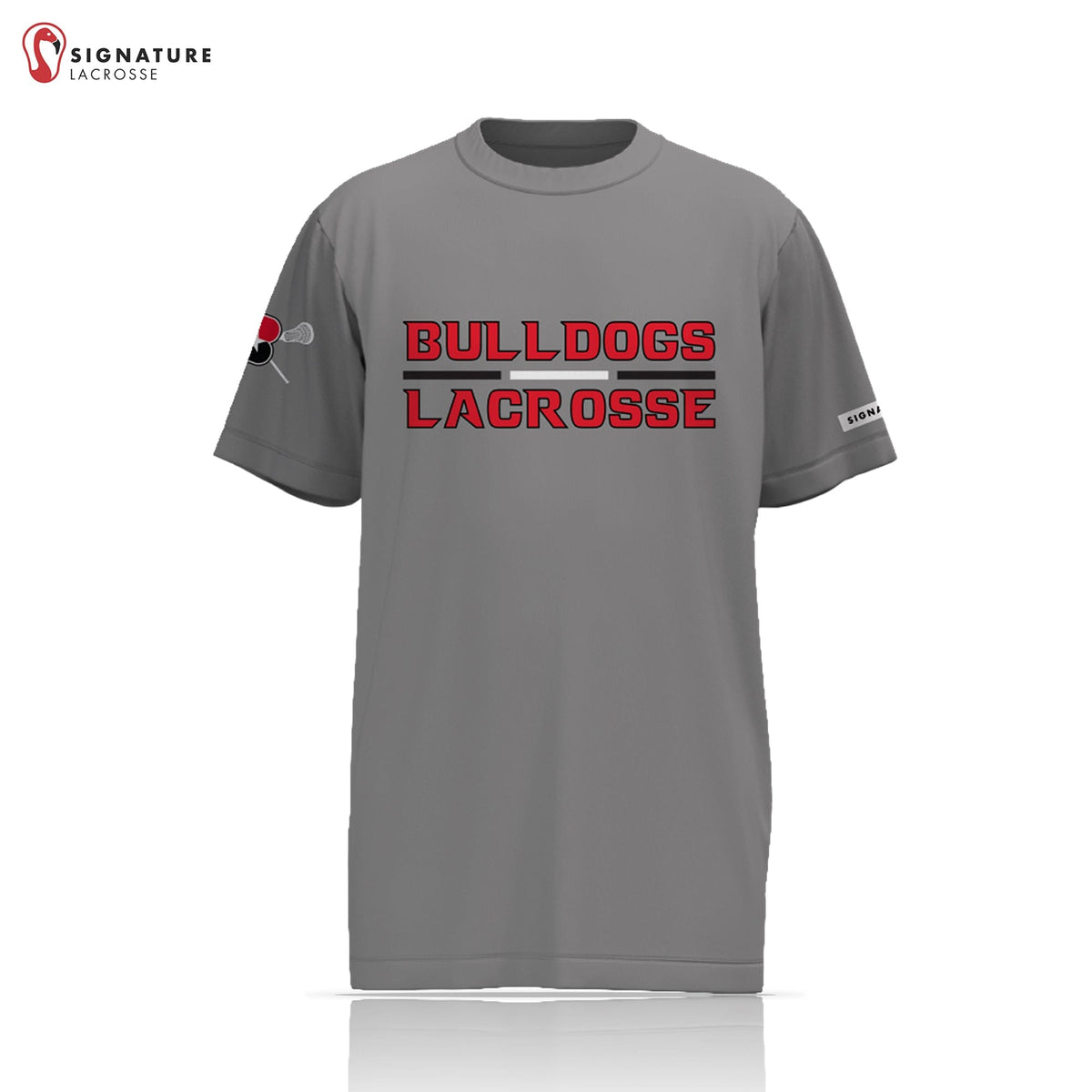 Bowie Youth Lacrosse Pro Short Sleeve Shooting Shirt: 1/2 Grade Signature Lacrosse