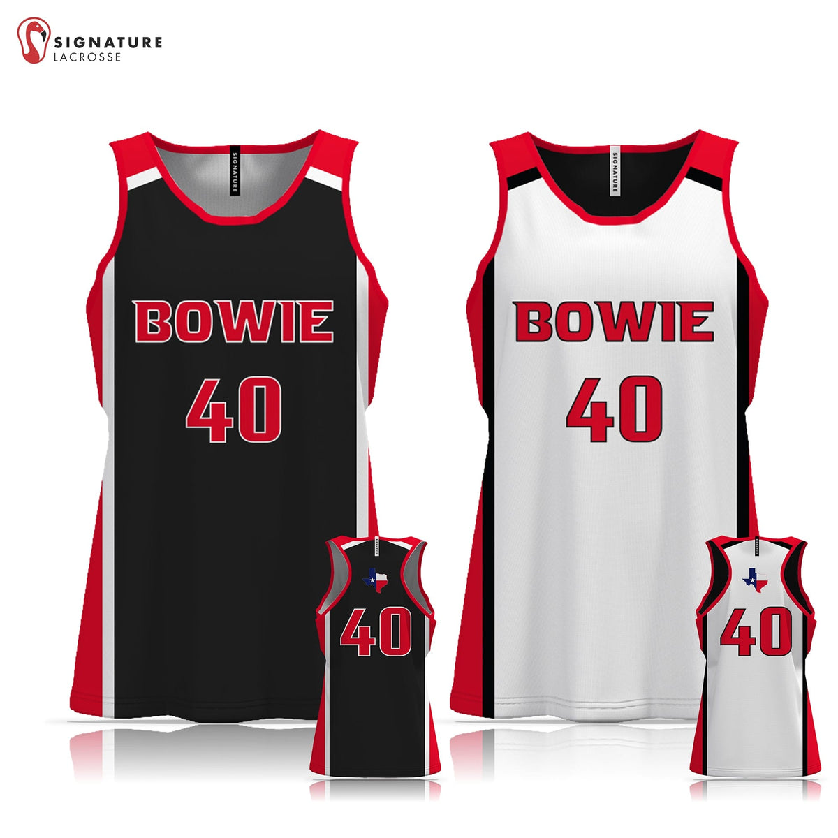 Bowie Youth Lacrosse Women's Pro Game Reversible: 1/2 Grade Signature Lacrosse