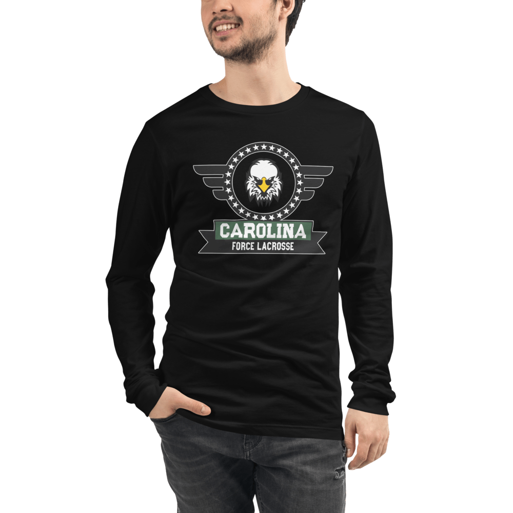 Carolina Force Adult Premium Long Sleeve T -Shirt Signature Lacrosse