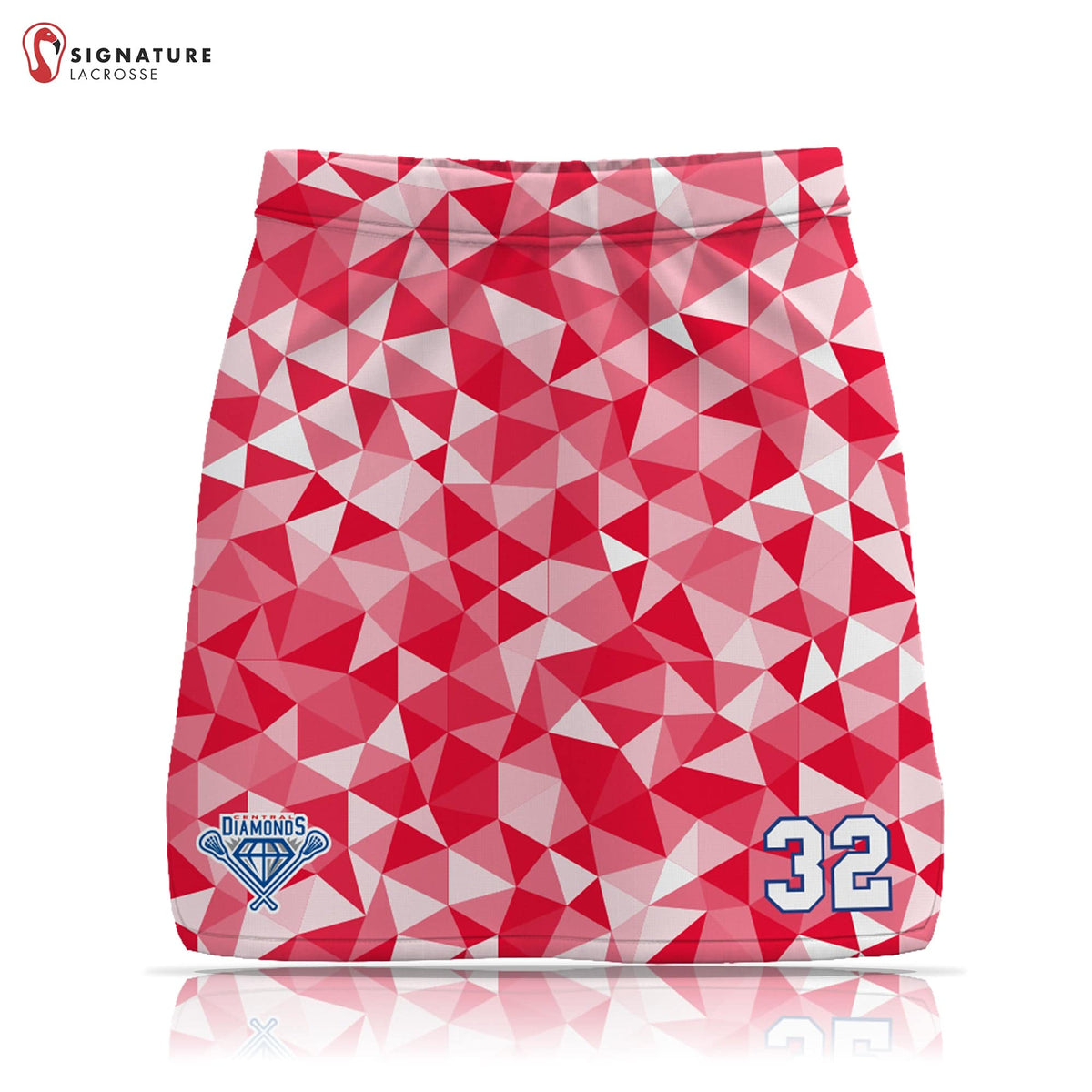 Central Diamonds Women's Pro Game Skirt: Central Diamonds Signature Lacrosse