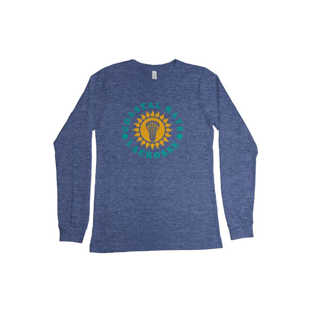 Coastal Rays Lacrosse Adult Cotton Long Sleeve T-Shirt Signature Lacrosse