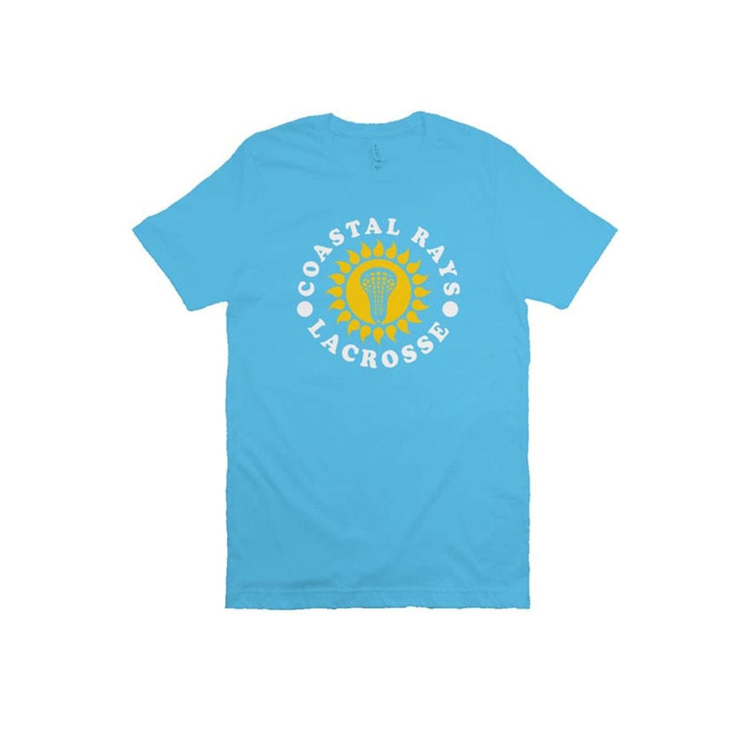 Coastal Rays Lacrosse Adult Cotton Short Sleeve T-Shirt Signature Lacrosse