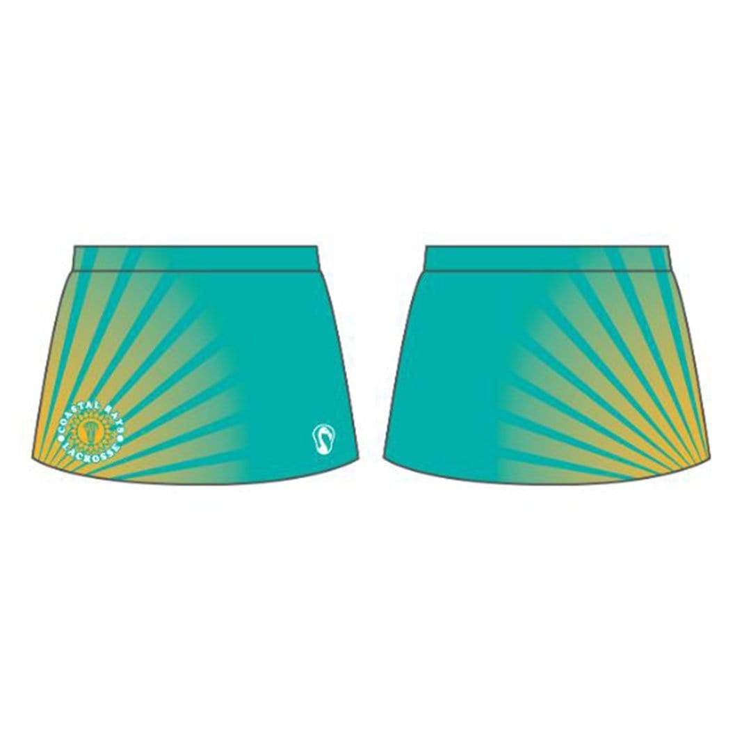 Coastal Rays Lacrosse Women's Performance Game Skirt - Basic (Sold Separately):Middle School Signature Lacrosse