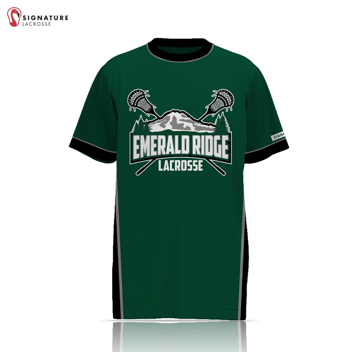 Emerald Ridge Lacrosse Men’s Short Sleeve Shooter Shirt: Grade 5-6 Signature Lacrosse