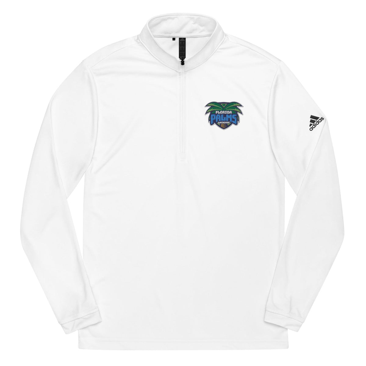 Florida Palms Lacrosse Adult Men's 1/4 Adidas Performance Pullover Signature Lacrosse