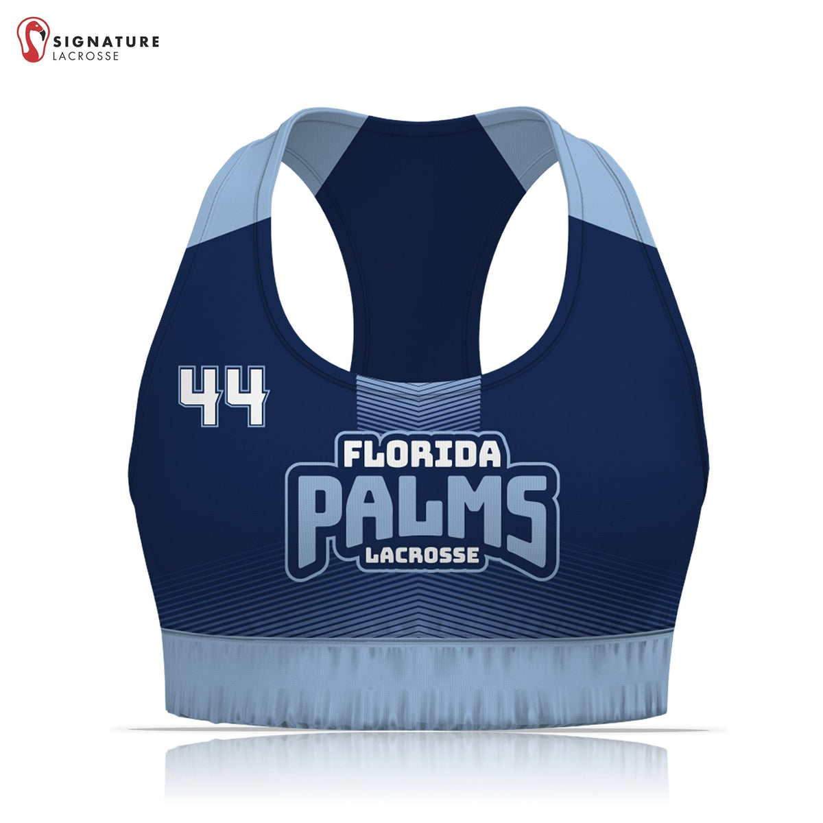 Florida Palms Lacrosse Women's Player Sports Bra: 2028 Select Signature Lacrosse