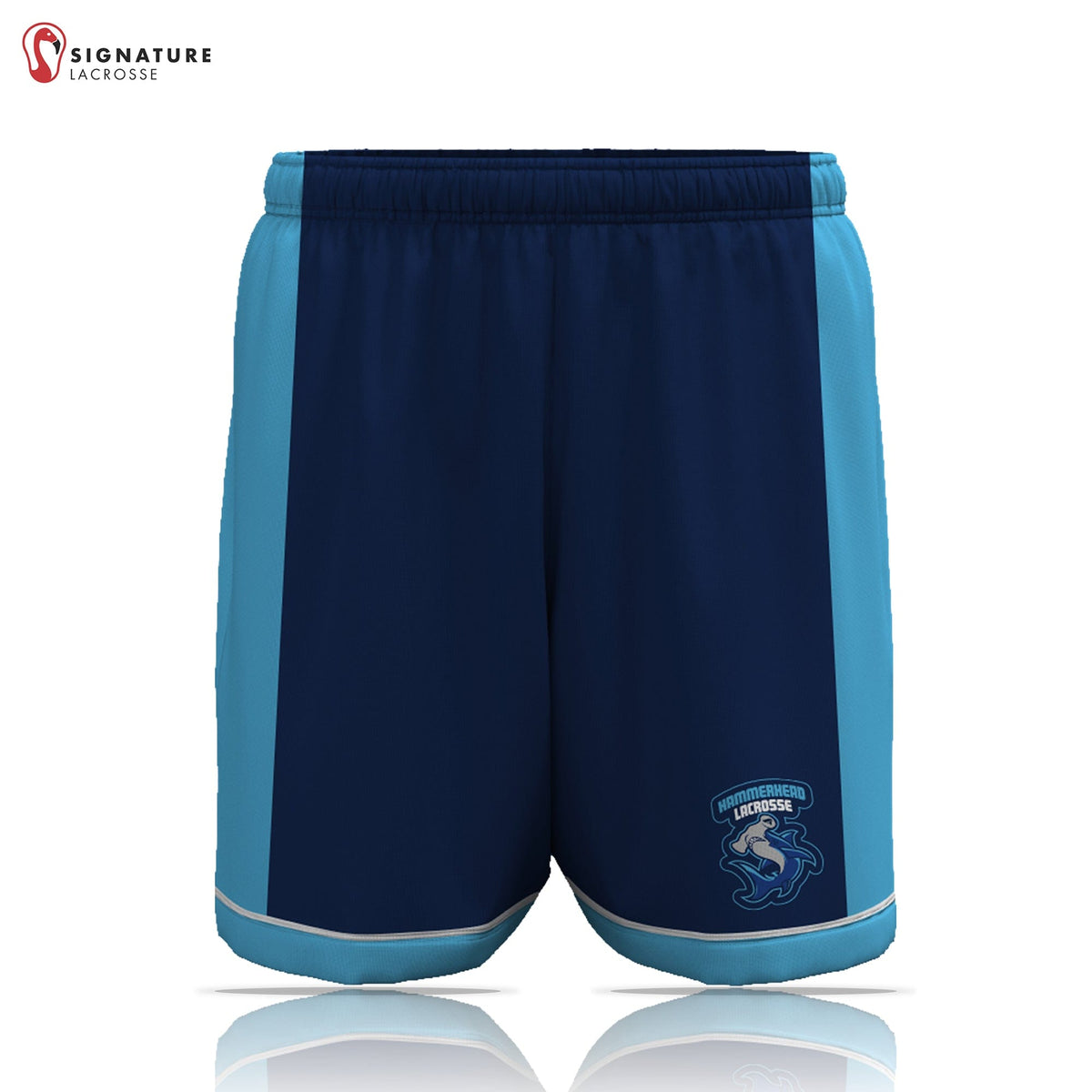 Hammerhead Lacrosse Men's Player Game Shorts: U8 Signature Lacrosse