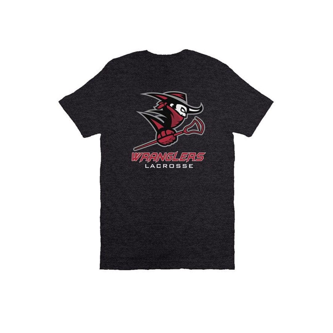 Henderson Wranglers Lacrosse Adult Cotton Short Sleeve T-Shirt Signature Lacrosse