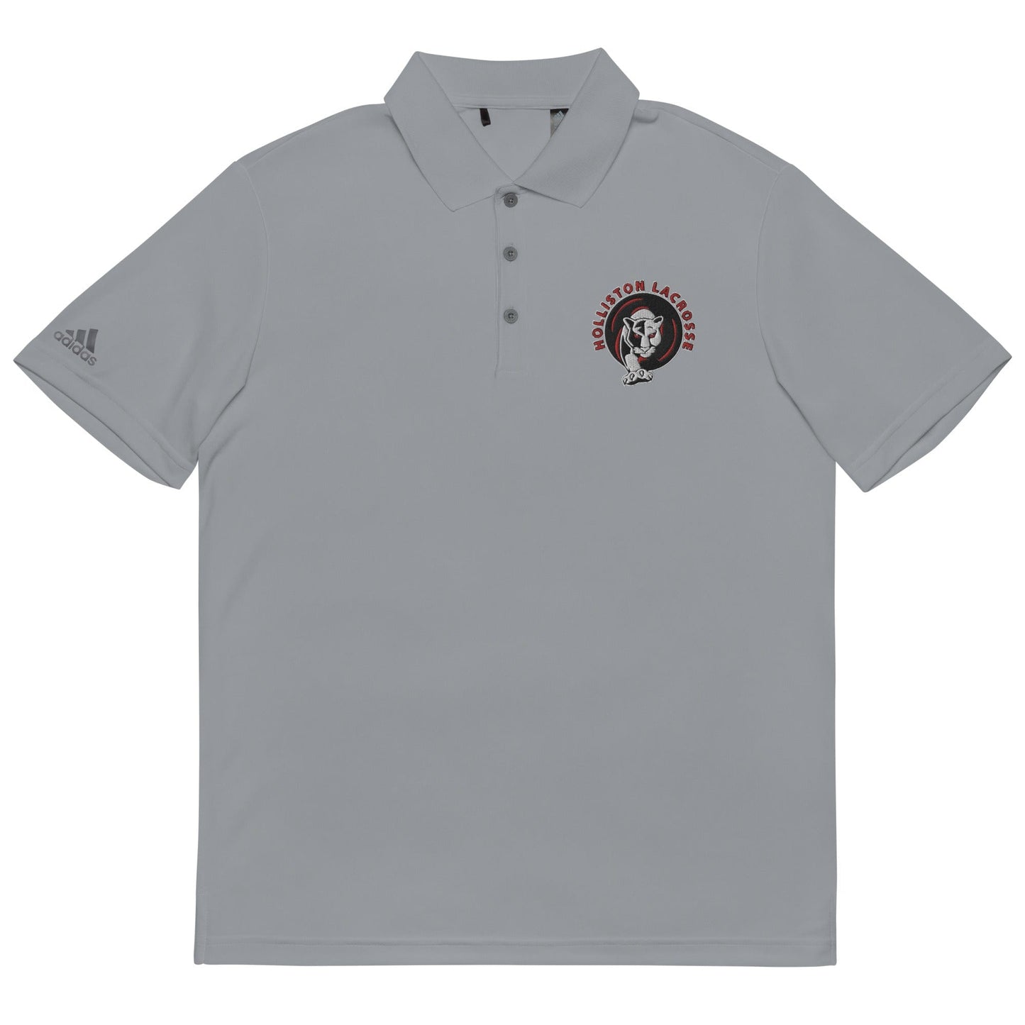 Holliston Youth Lacrosse Adult Adidas Performance Polo Signature Lacrosse