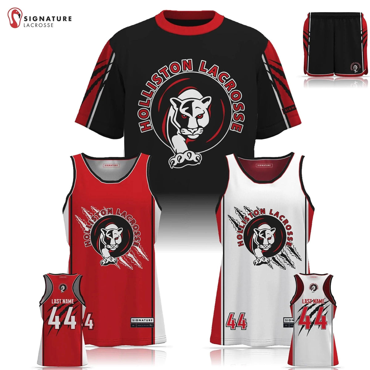 Holliston Youth Lacrosse Women's 3 Piece Player Game Package: Grade 3 & 4 Signature Lacrosse