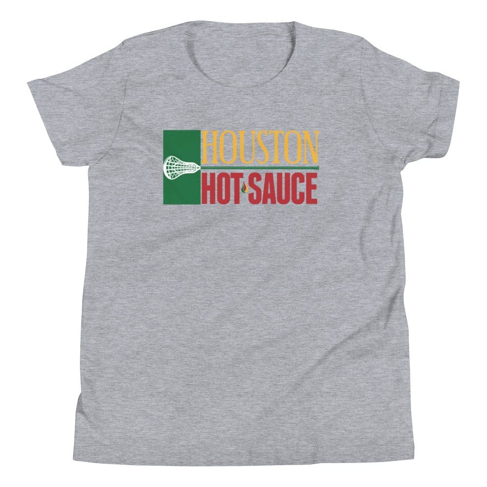 Houston Hot Sauce Lacrosse Youth Premium Short Sleeve T-Shirt Signature Lacrosse