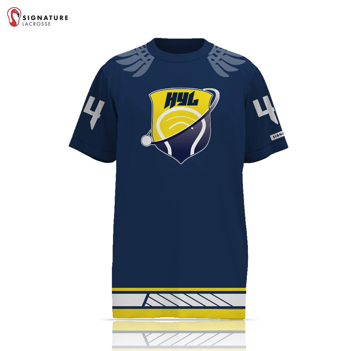 Hudsonville Youth Lacrosse Player Short Sleeve Shooting Shirt: 2029 Signature Lacrosse
