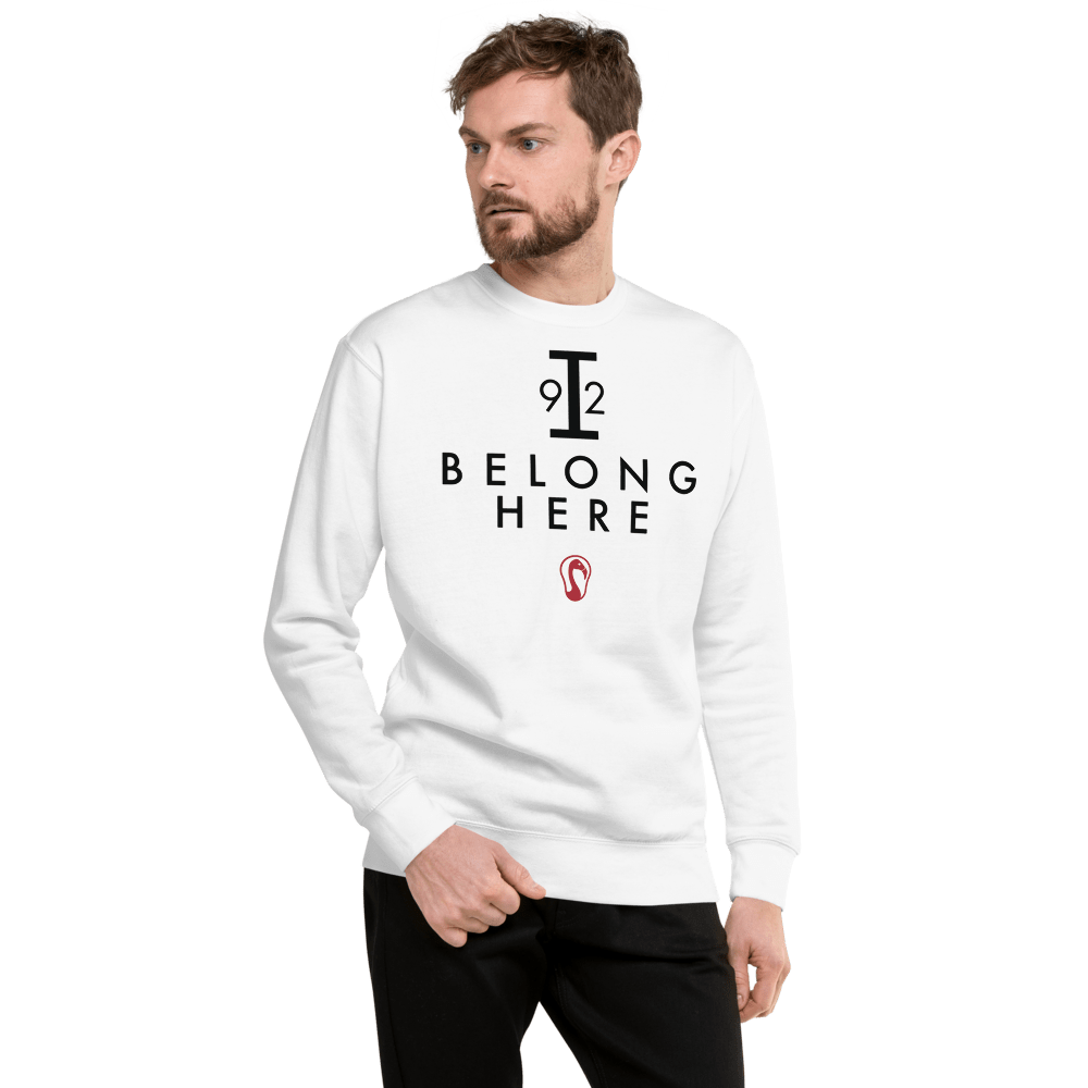 I Belong Here Unisex Fleece Pullover Signature Lacrosse