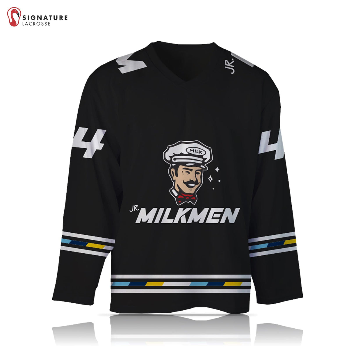 JR Milkmen Lacrosse Men's Box Jersey: Goalie Signature Lacrosse