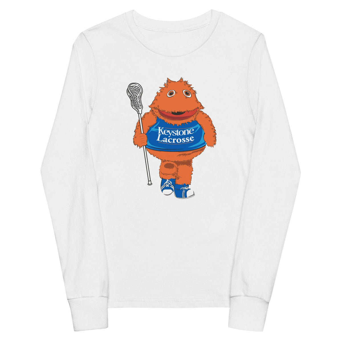 Keystone College Lacrosse Youth Cotton Long Sleeve T-Shirt Signature Lacrosse
