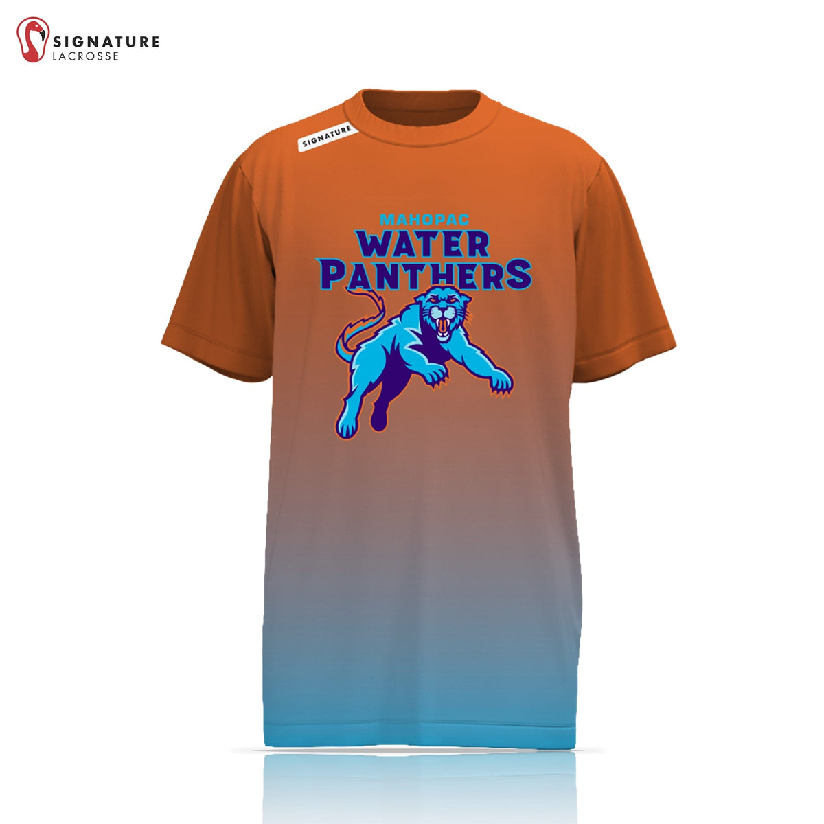 Mahopac Water Panthers Men's Pro Short Sleeve Shooting Shirt: Mahopac Water Panthers Signature Lacrosse