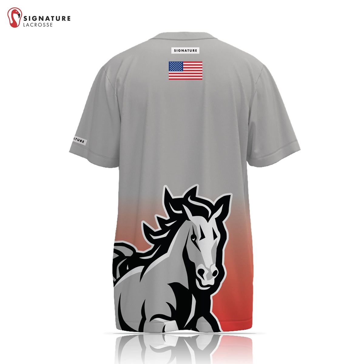 Mineola Girls Lacrosse Women’s Short Sleeve Shooting Shirt: Mineola Signature Lacrosse