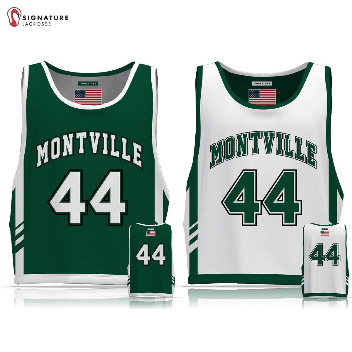 Montville Lacrosse Men's Game Pinnie: 8th Grade Signature Lacrosse