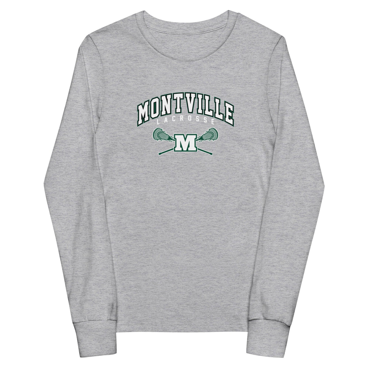 Montville Lacrosse Youth Cotton Long Sleeve T-Shirt Signature Lacrosse