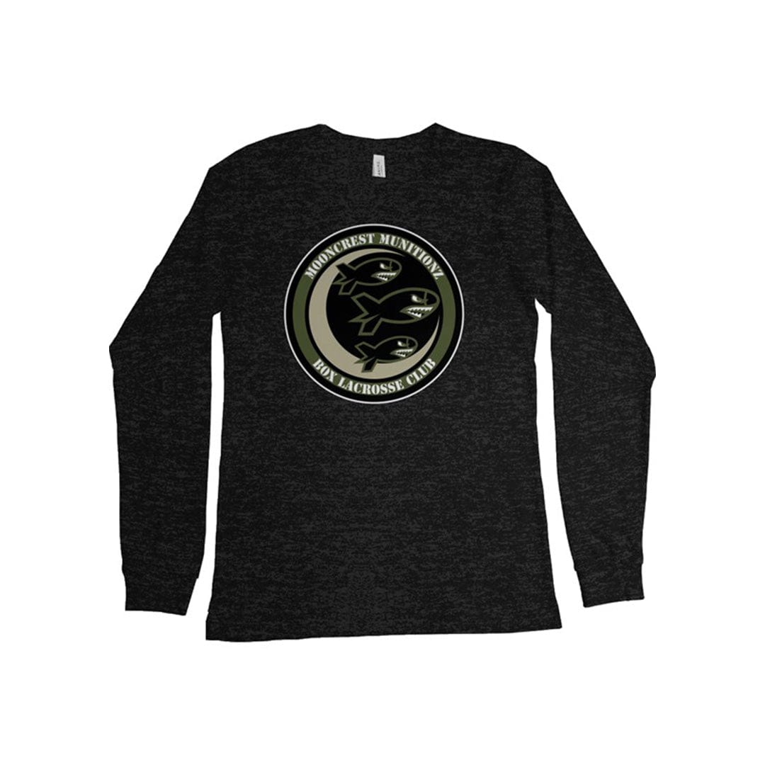 Mooncrest Munitionz Box Lacrosse Adult Cotton Long Sleeve T-Shirt Signature Lacrosse