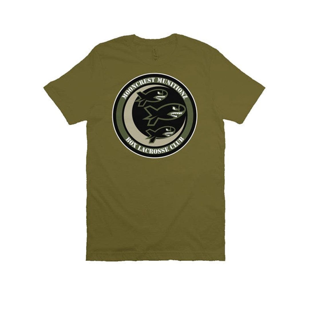 Mooncrest Munitionz Box Lacrosse Adult Cotton Short Sleeve T-Shirt Signature Lacrosse