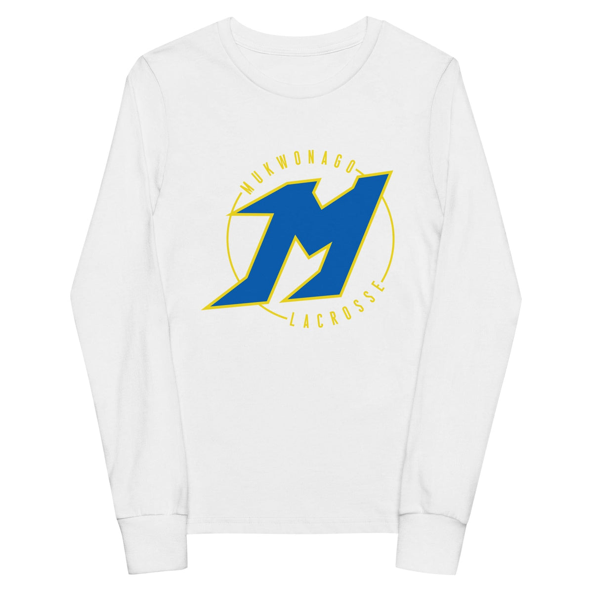 Mukwonago Lacrosse Youth Cotton Long Sleeve T-Shirt Signature Lacrosse