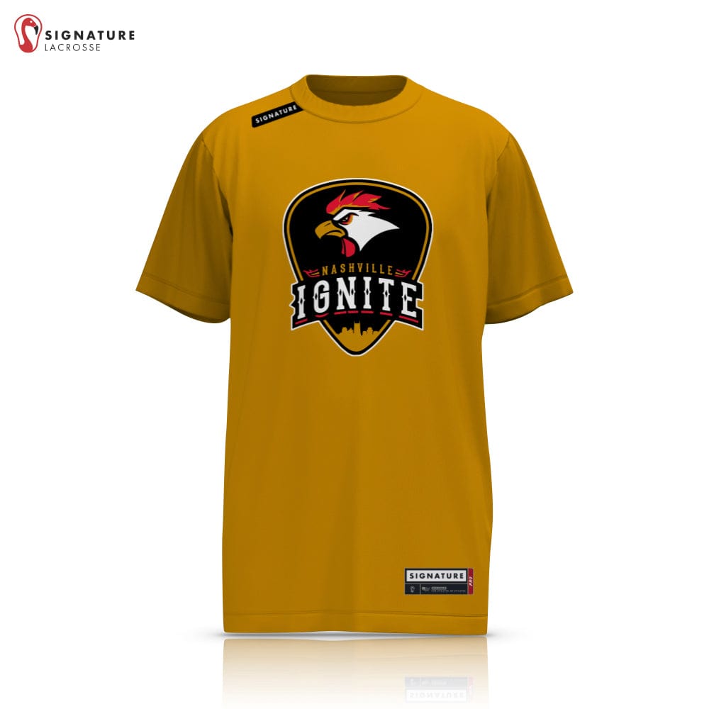 Nashville Ignite Lacrosse Men's Pro Short Sleeve Shooting Shirt: Nashville Ignite Signature Lacrosse