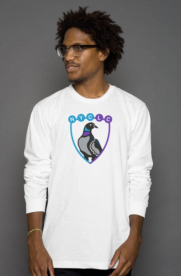 New York City Lacrosse Club Adult Cotton Long Sleeve T-Shirt Signature Lacrosse