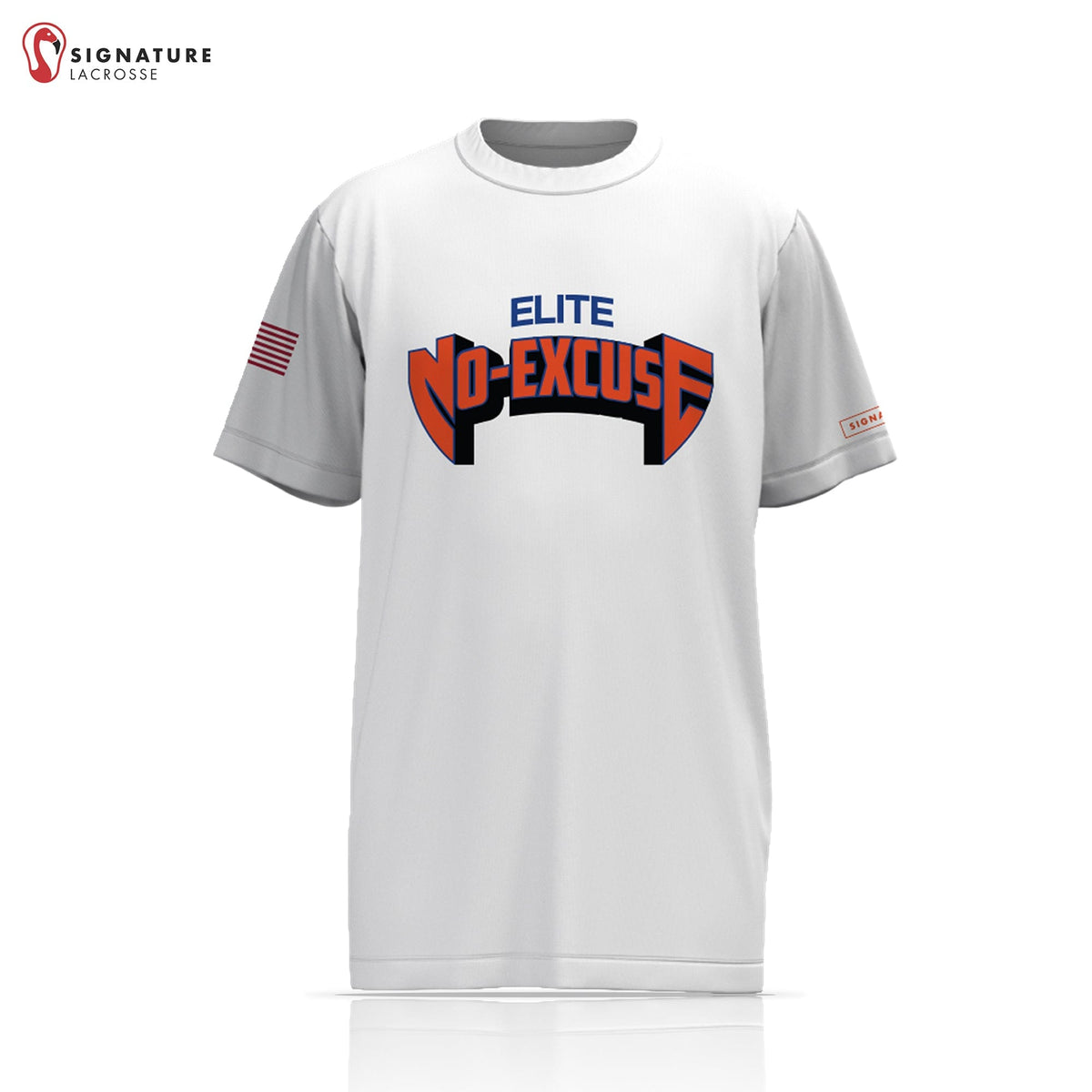 No-Excuse Lacrosse Player Short Sleeve Shooting Shirt: 2027 Signature Lacrosse