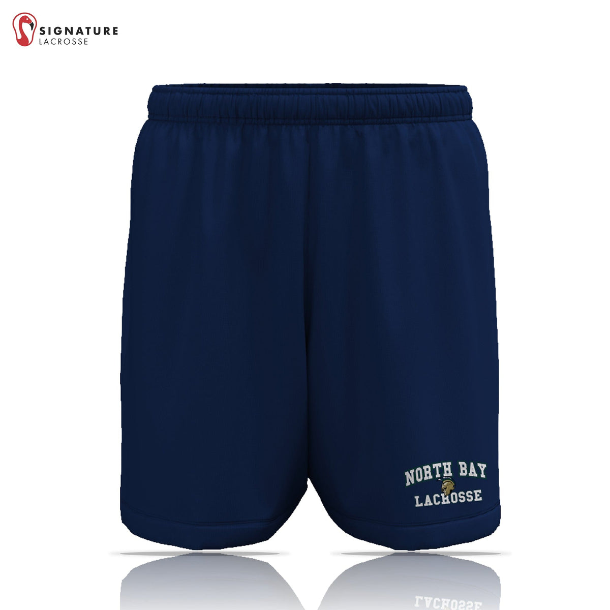 North Bay Warriors Lacrosse Men's Player Game Shorts: Highschool Signature Lacrosse