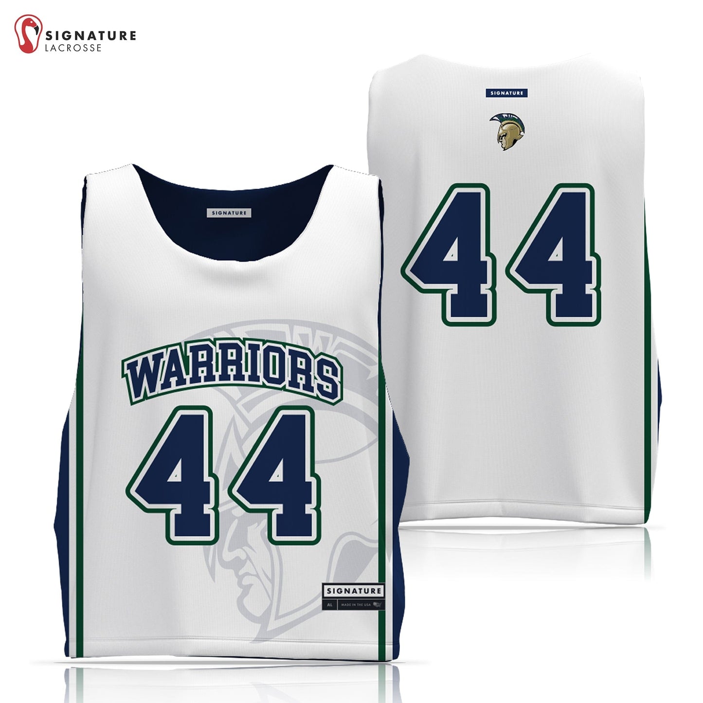 North Bay Warriors Lacrosse Men's Player Reversible Game Pinnie Signature Lacrosse